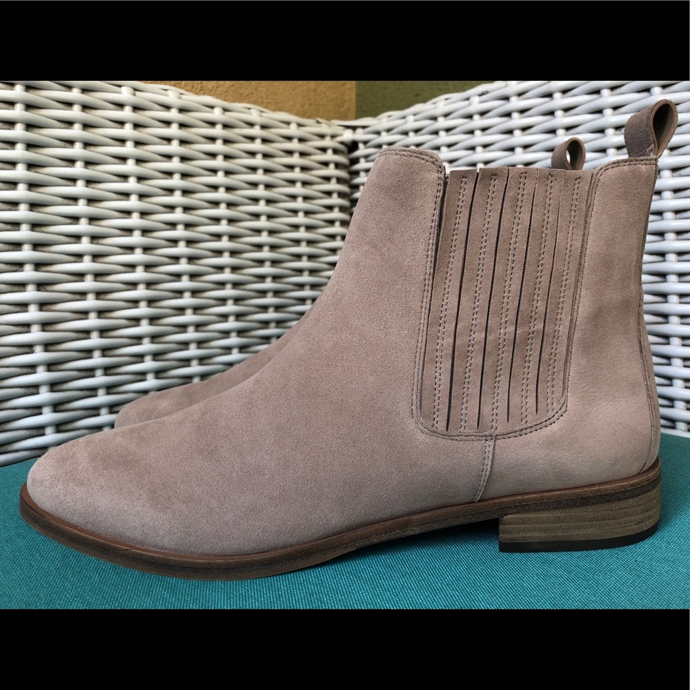 Vince Camuto Suede Haventa Wild Mushroom Booties